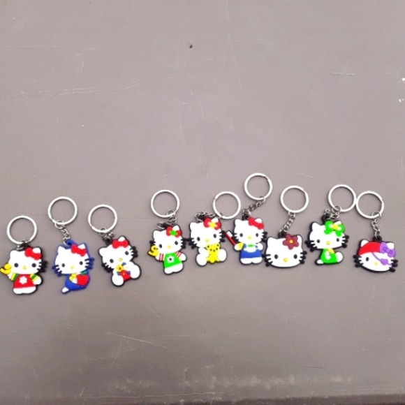Sanrio | Accessories | Hello Kitty Keychains Set Of 9 Key Card Holders ...
